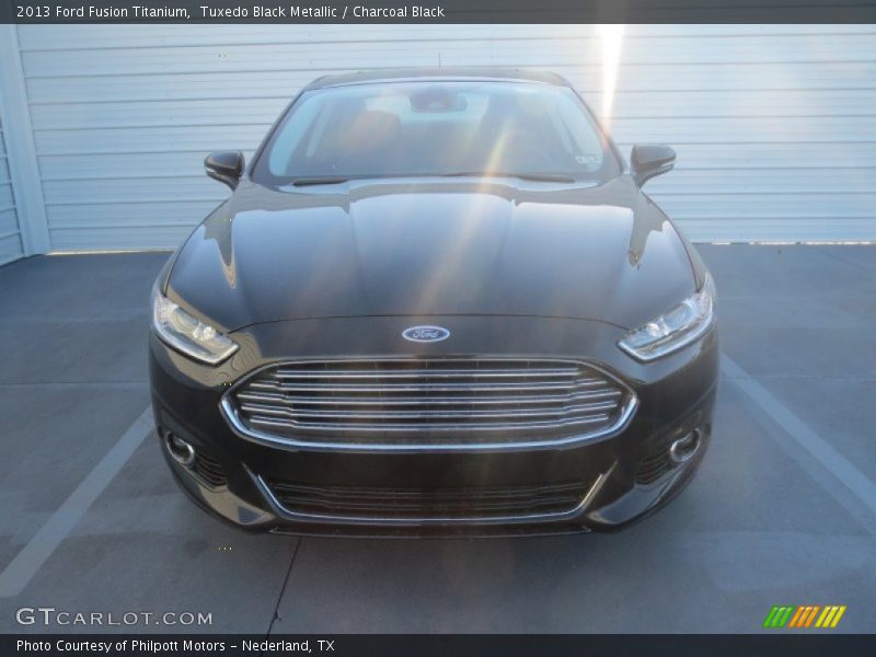 Tuxedo Black Metallic / Charcoal Black 2013 Ford Fusion Titanium
