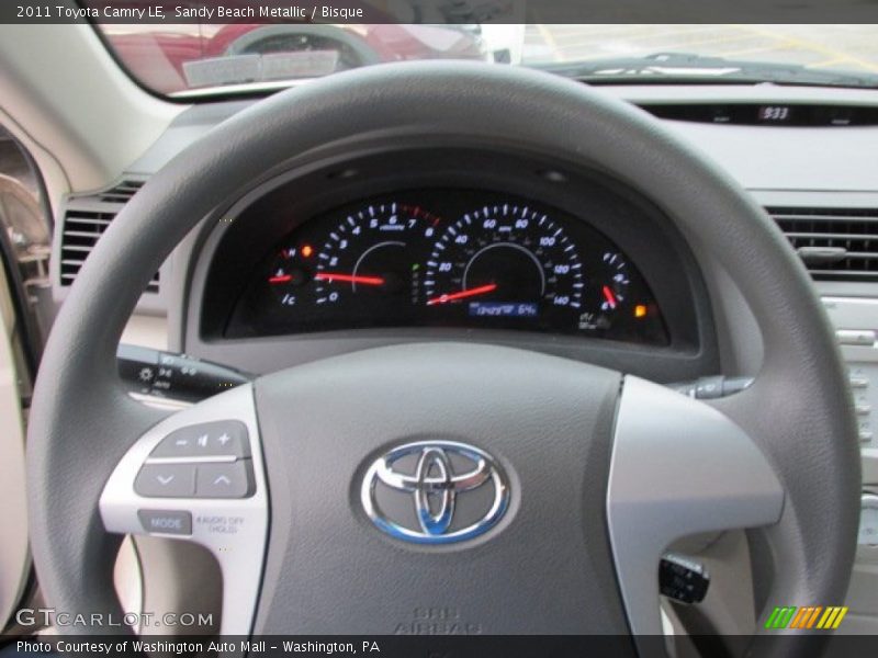 Sandy Beach Metallic / Bisque 2011 Toyota Camry LE