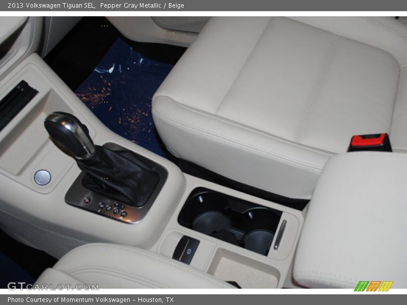 Pepper Gray Metallic / Beige 2013 Volkswagen Tiguan SEL