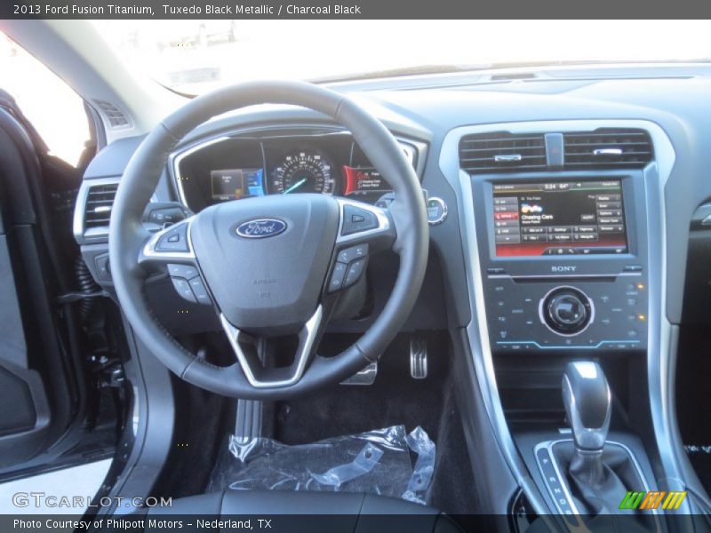 Tuxedo Black Metallic / Charcoal Black 2013 Ford Fusion Titanium
