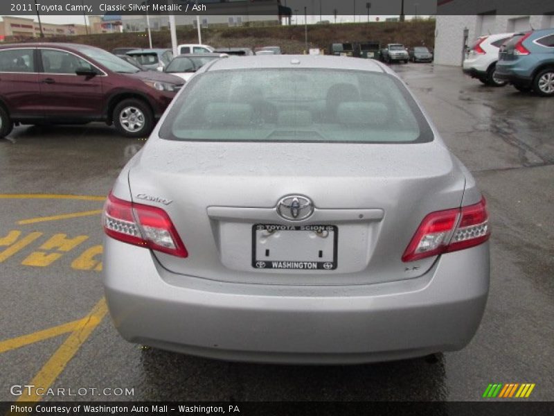 Classic Silver Metallic / Ash 2011 Toyota Camry