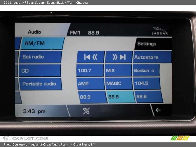 Ebony Black / Warm Charcoal 2011 Jaguar XF Sport Sedan