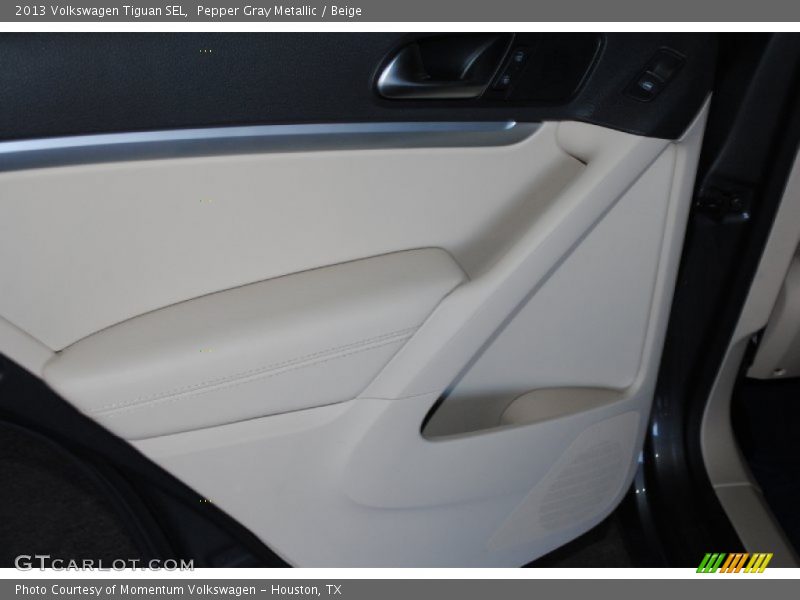 Pepper Gray Metallic / Beige 2013 Volkswagen Tiguan SEL