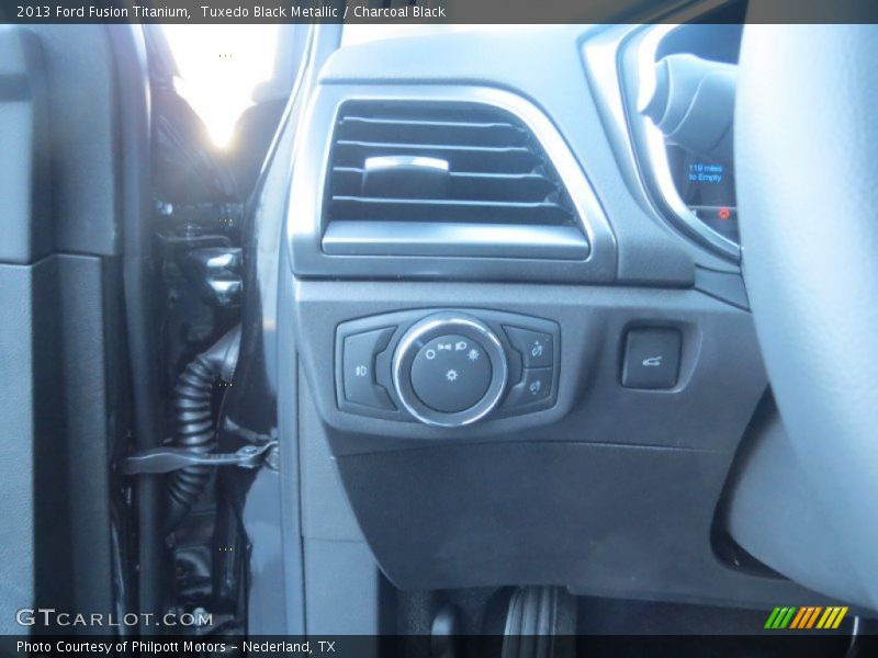 Tuxedo Black Metallic / Charcoal Black 2013 Ford Fusion Titanium
