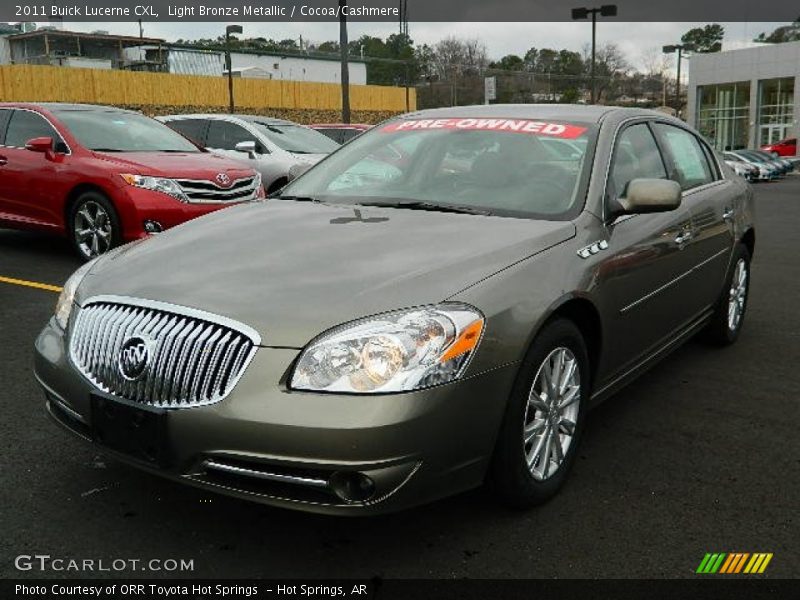 Light Bronze Metallic / Cocoa/Cashmere 2011 Buick Lucerne CXL