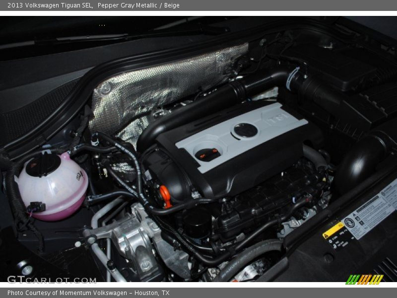 Pepper Gray Metallic / Beige 2013 Volkswagen Tiguan SEL
