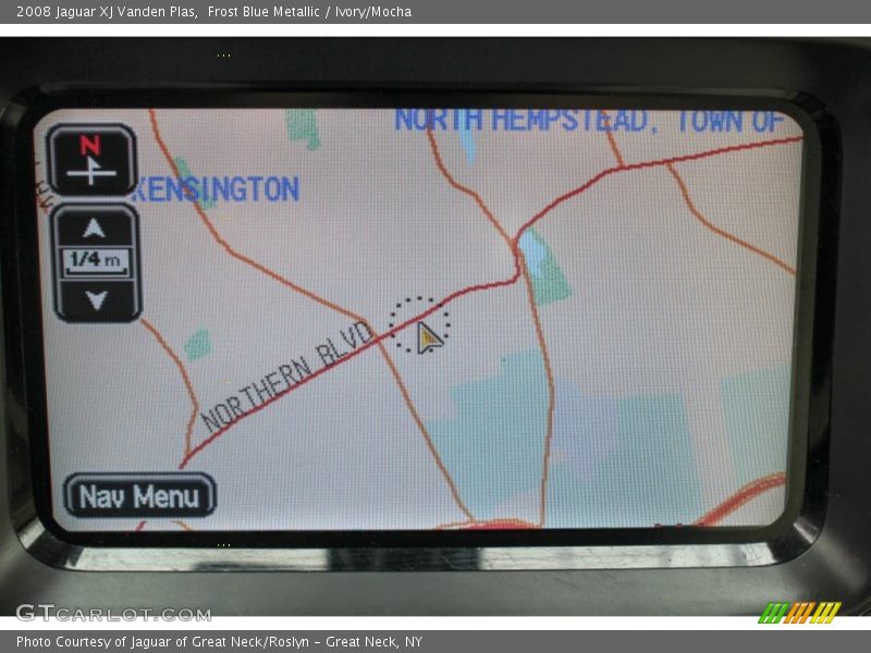 Navigation of 2008 XJ Vanden Plas