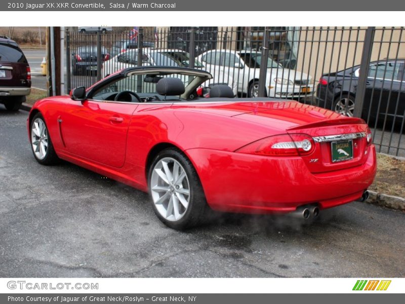 Salsa / Warm Charcoal 2010 Jaguar XK XKR Convertible