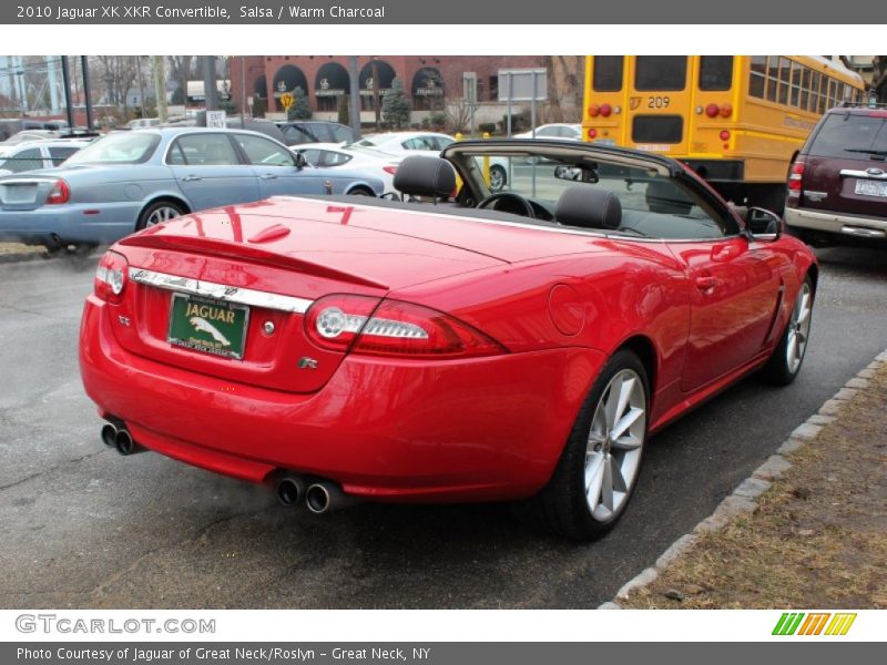 Salsa / Warm Charcoal 2010 Jaguar XK XKR Convertible