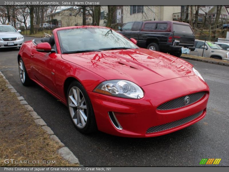 Front 3/4 View of 2010 XK XKR Convertible