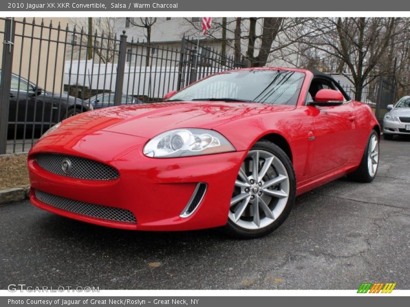 Front 3/4 View of 2010 XK XKR Convertible