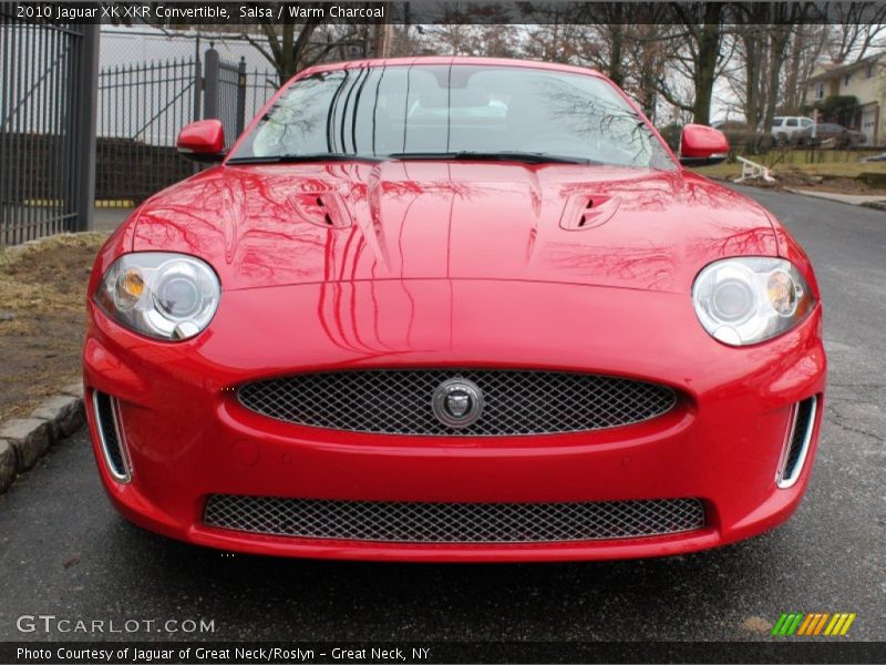 Salsa / Warm Charcoal 2010 Jaguar XK XKR Convertible