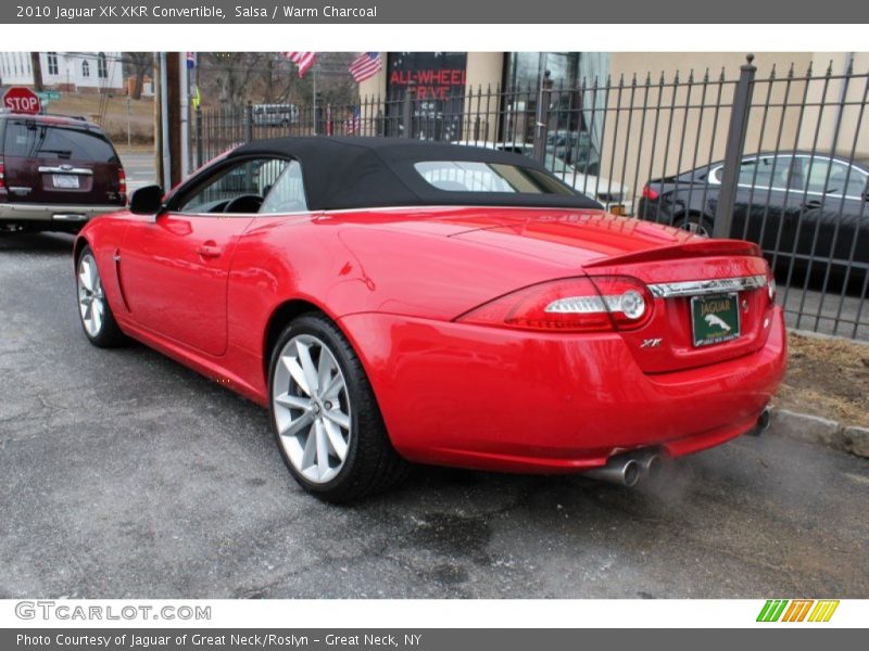 Salsa / Warm Charcoal 2010 Jaguar XK XKR Convertible