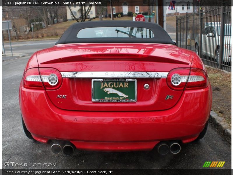 Salsa / Warm Charcoal 2010 Jaguar XK XKR Convertible