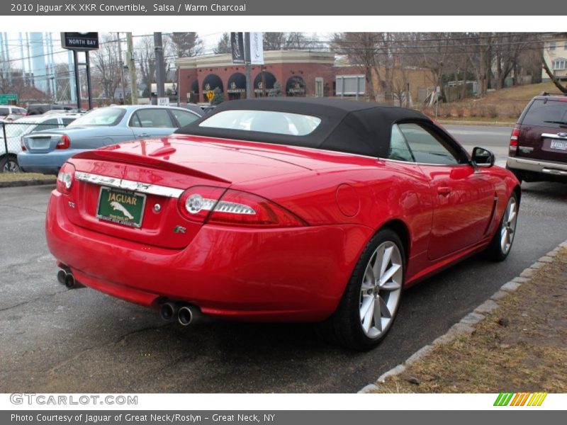 Salsa / Warm Charcoal 2010 Jaguar XK XKR Convertible