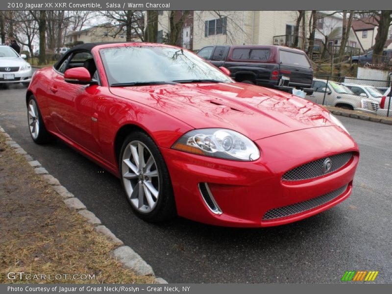 Front 3/4 View of 2010 XK XKR Convertible