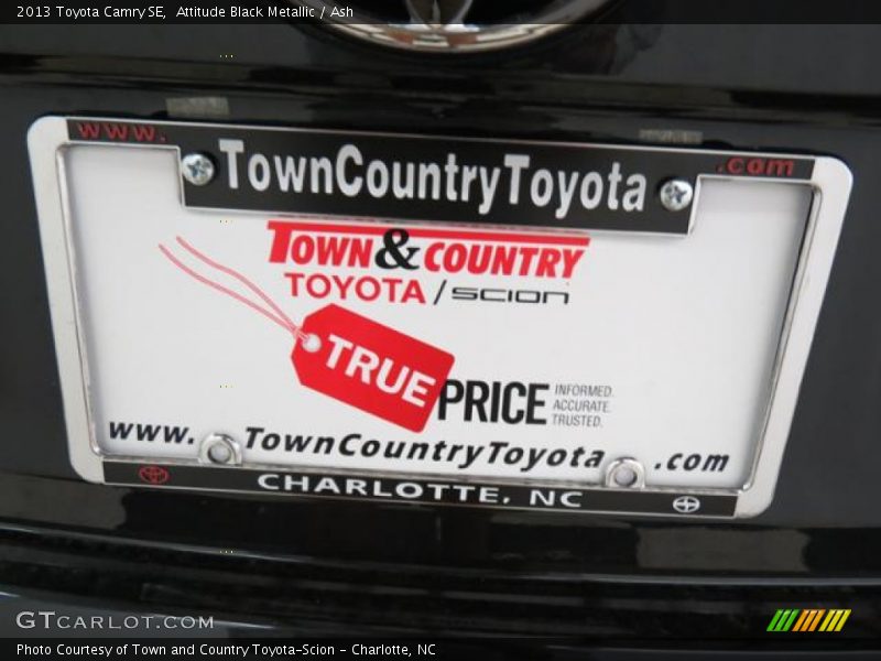 Attitude Black Metallic / Ash 2013 Toyota Camry SE