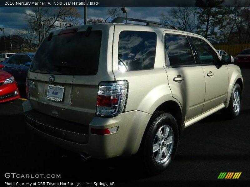 Gold Leaf Metallic / Black 2010 Mercury Mariner I4