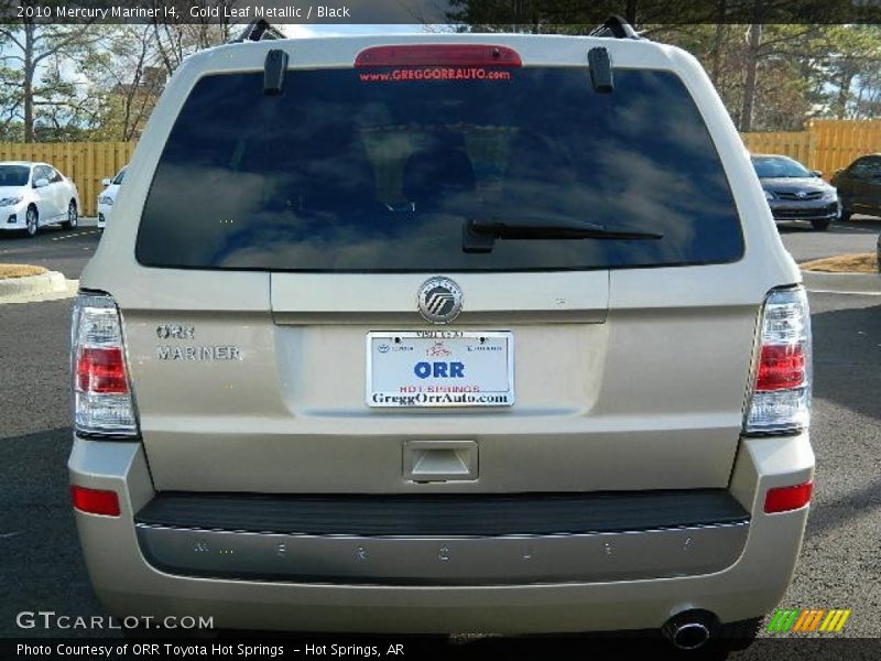 Gold Leaf Metallic / Black 2010 Mercury Mariner I4