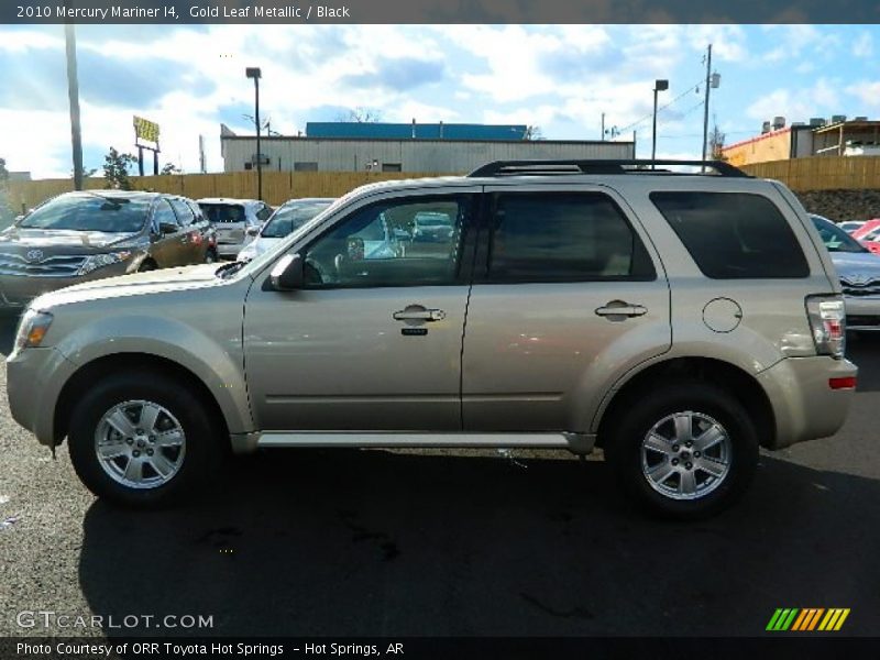 Gold Leaf Metallic / Black 2010 Mercury Mariner I4