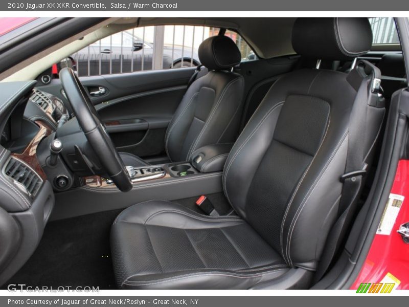  2010 XK XKR Convertible Warm Charcoal Interior