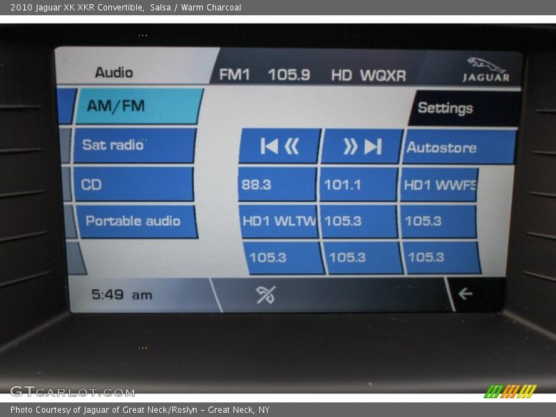 Audio System of 2010 XK XKR Convertible