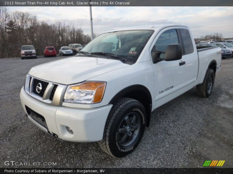 Front 3/4 View of 2013 Titan Pro-4X King Cab 4x4