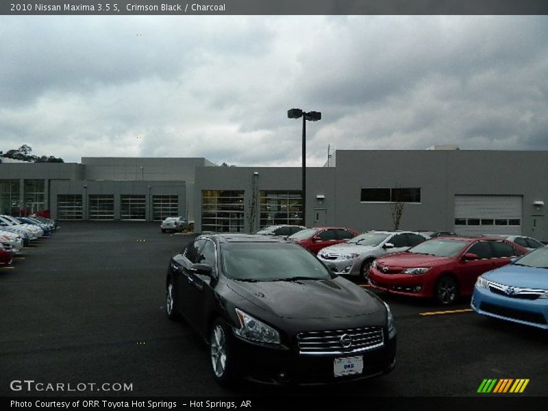 Crimson Black / Charcoal 2010 Nissan Maxima 3.5 S