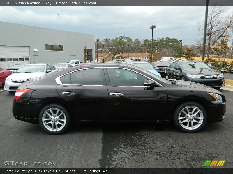 Crimson Black / Charcoal 2010 Nissan Maxima 3.5 S