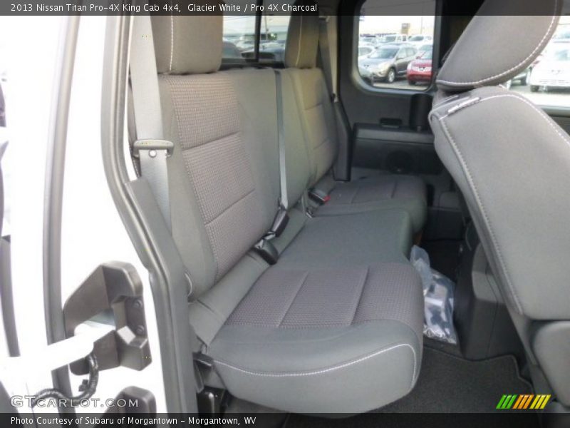 Rear Seat of 2013 Titan Pro-4X King Cab 4x4