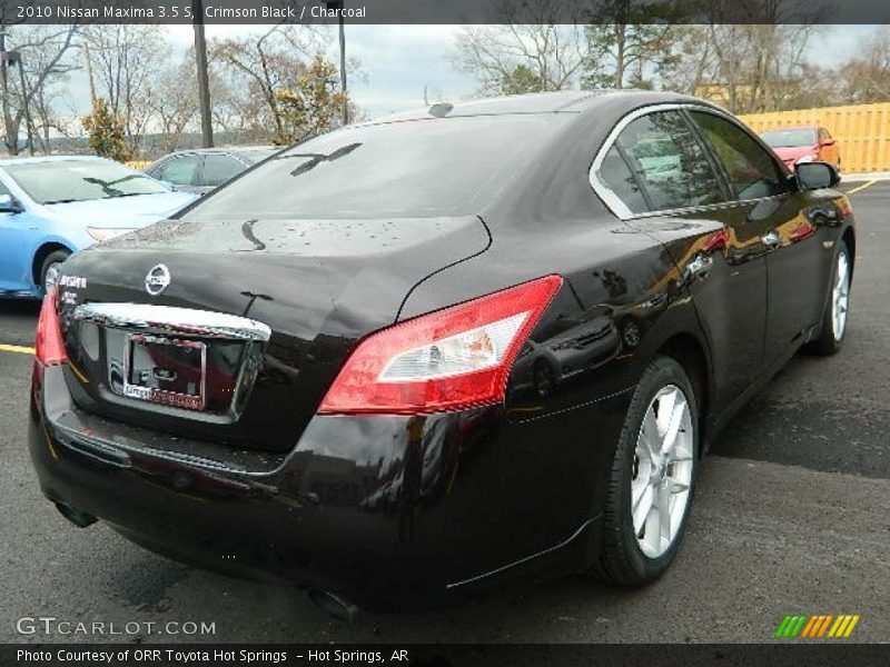 Crimson Black / Charcoal 2010 Nissan Maxima 3.5 S