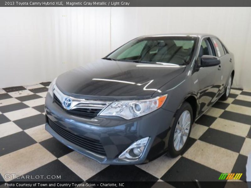 Magnetic Gray Metallic / Light Gray 2013 Toyota Camry Hybrid XLE