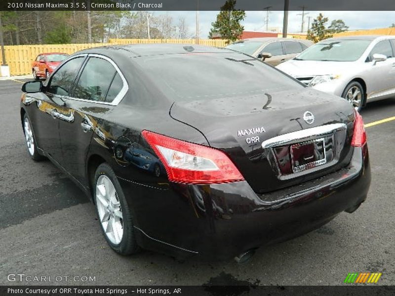 Crimson Black / Charcoal 2010 Nissan Maxima 3.5 S