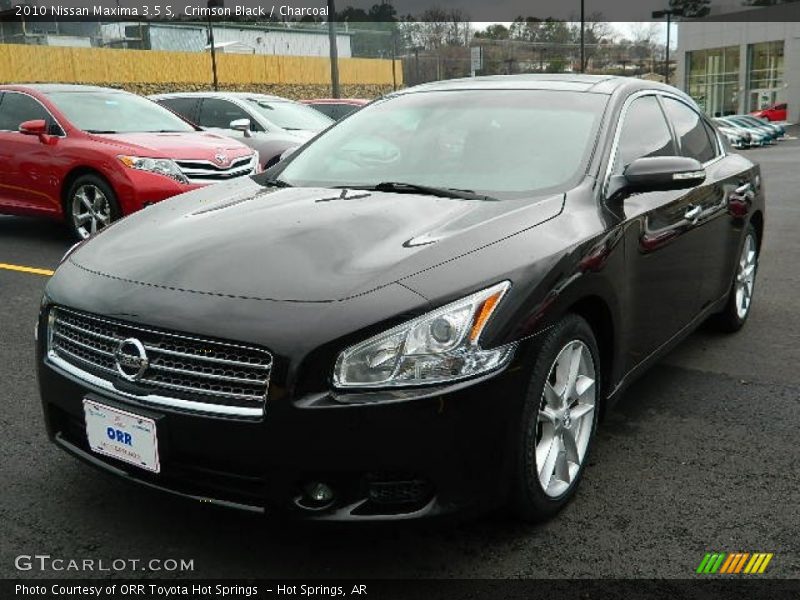 Crimson Black / Charcoal 2010 Nissan Maxima 3.5 S