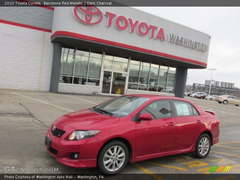 Barcelona Red Metallic / Dark Charcoal 2010 Toyota Corolla
