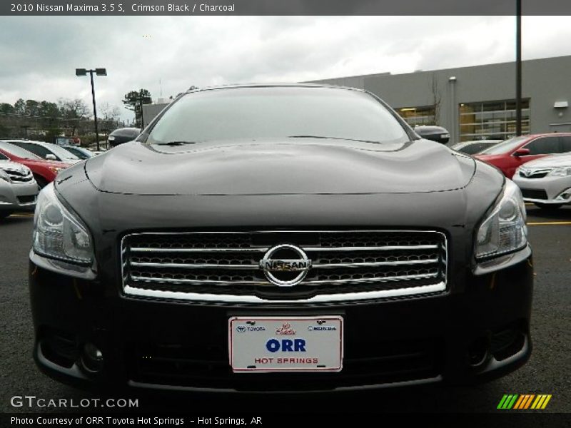 Crimson Black / Charcoal 2010 Nissan Maxima 3.5 S