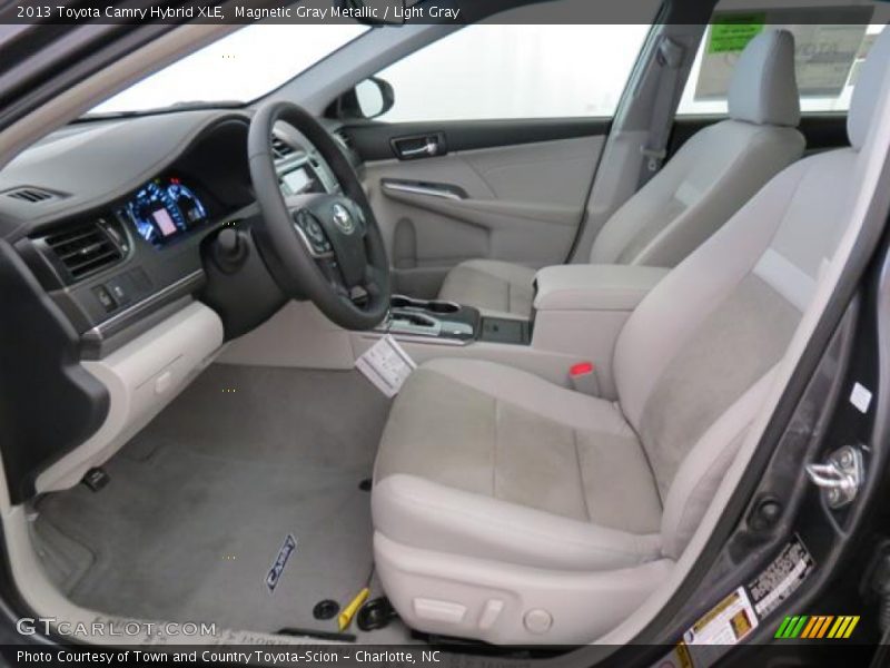 Magnetic Gray Metallic / Light Gray 2013 Toyota Camry Hybrid XLE