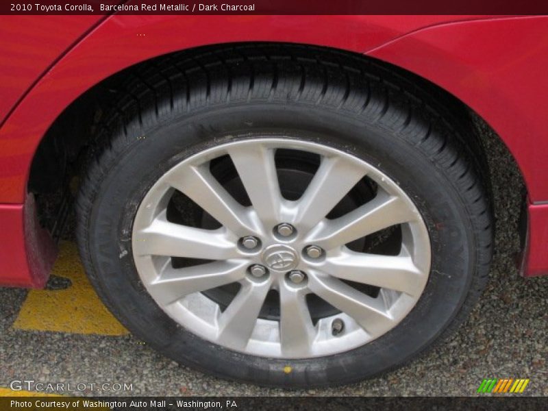 Barcelona Red Metallic / Dark Charcoal 2010 Toyota Corolla
