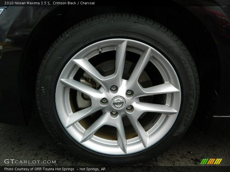 Crimson Black / Charcoal 2010 Nissan Maxima 3.5 S