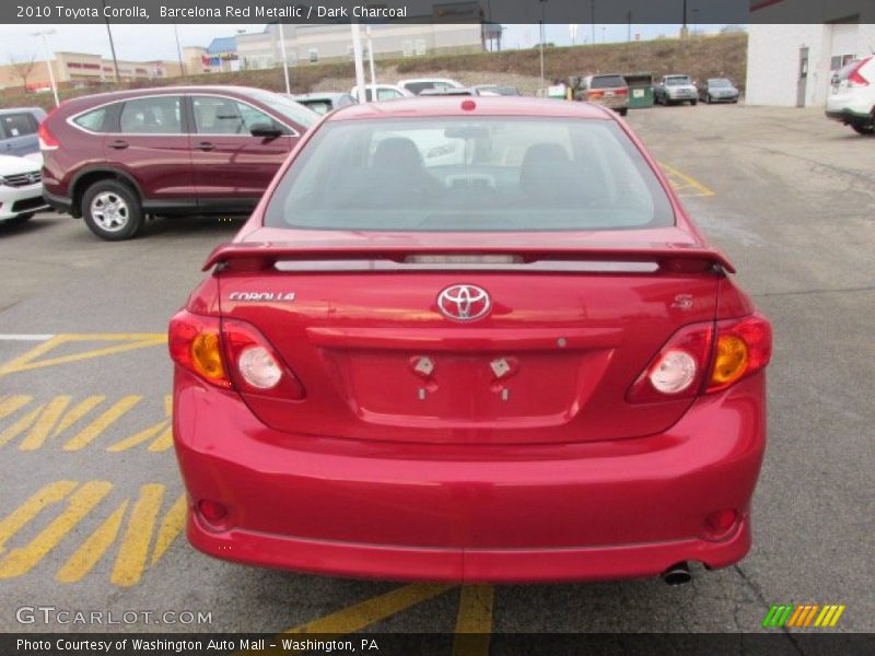 Barcelona Red Metallic / Dark Charcoal 2010 Toyota Corolla