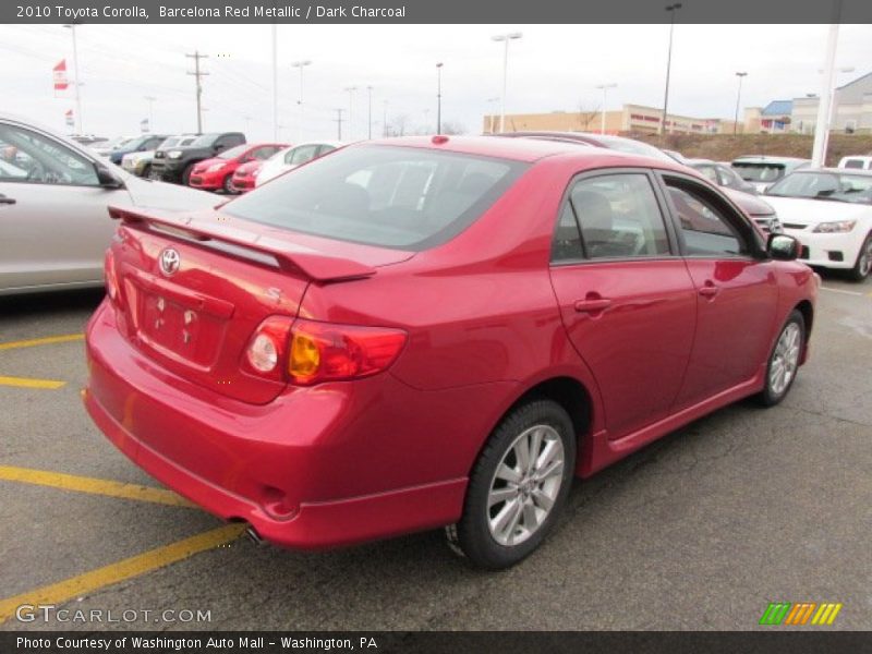 Barcelona Red Metallic / Dark Charcoal 2010 Toyota Corolla