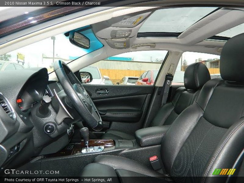 Crimson Black / Charcoal 2010 Nissan Maxima 3.5 S