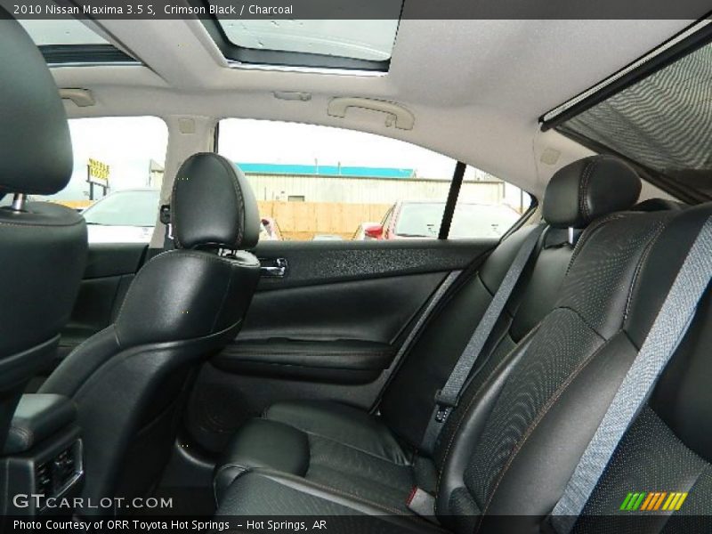 Crimson Black / Charcoal 2010 Nissan Maxima 3.5 S