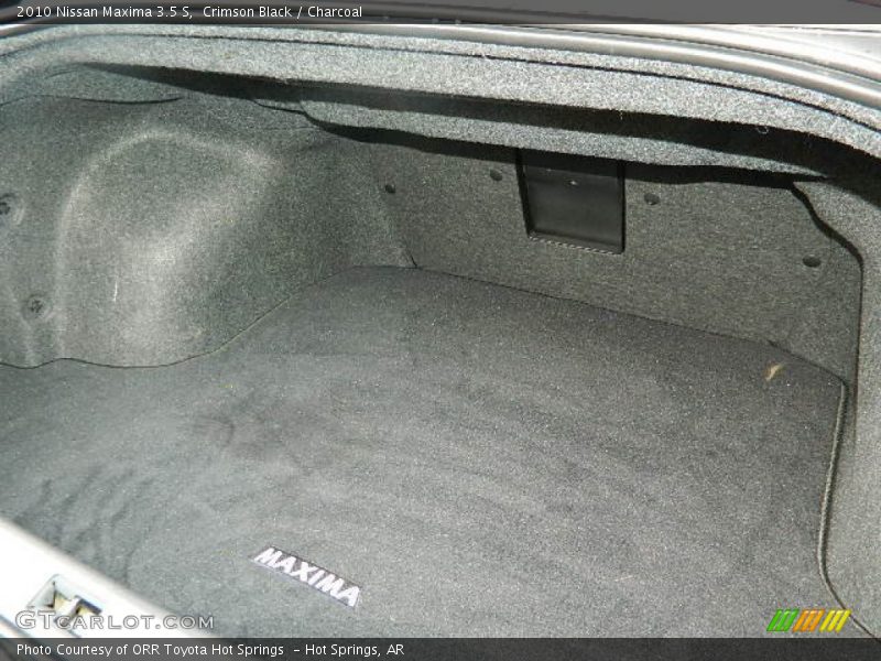 Crimson Black / Charcoal 2010 Nissan Maxima 3.5 S