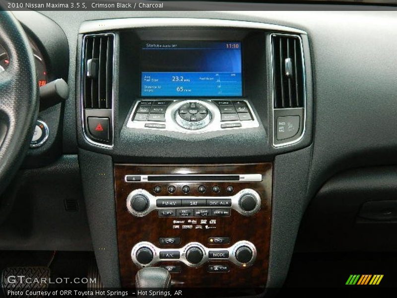 Crimson Black / Charcoal 2010 Nissan Maxima 3.5 S