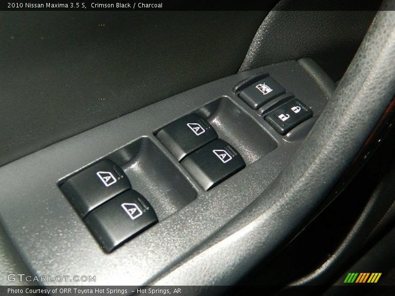 Crimson Black / Charcoal 2010 Nissan Maxima 3.5 S