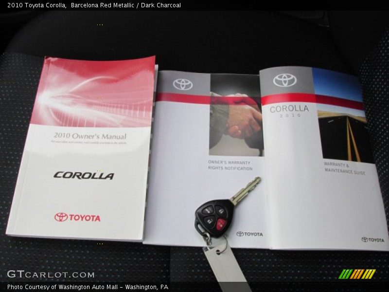 Books/Manuals of 2010 Corolla 