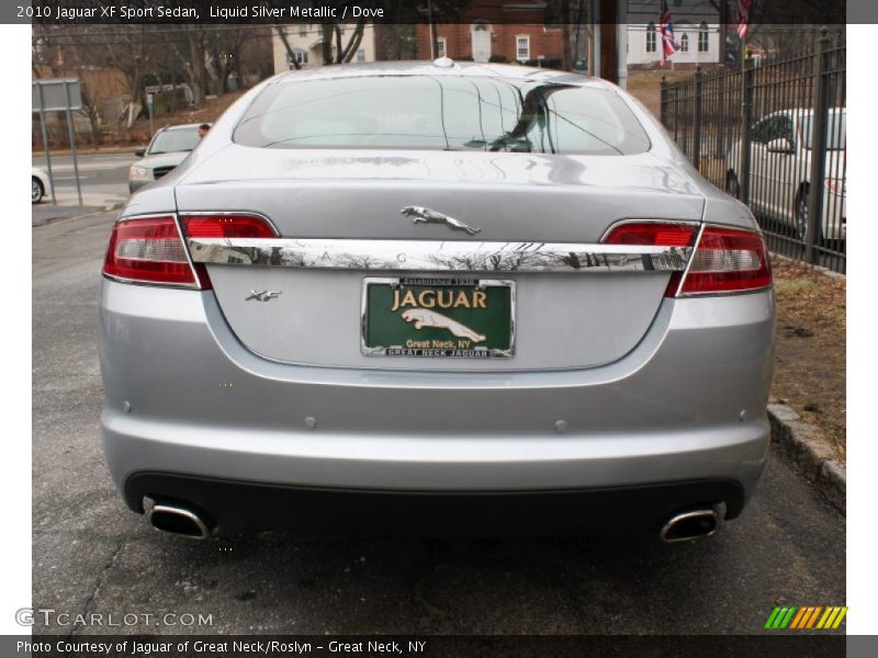 Liquid Silver Metallic / Dove 2010 Jaguar XF Sport Sedan