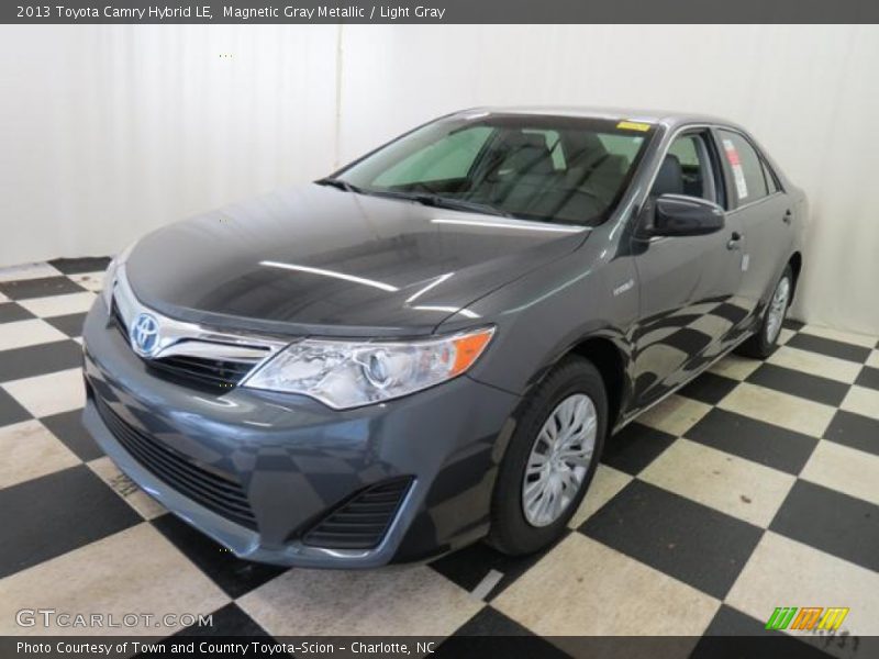 Magnetic Gray Metallic / Light Gray 2013 Toyota Camry Hybrid LE