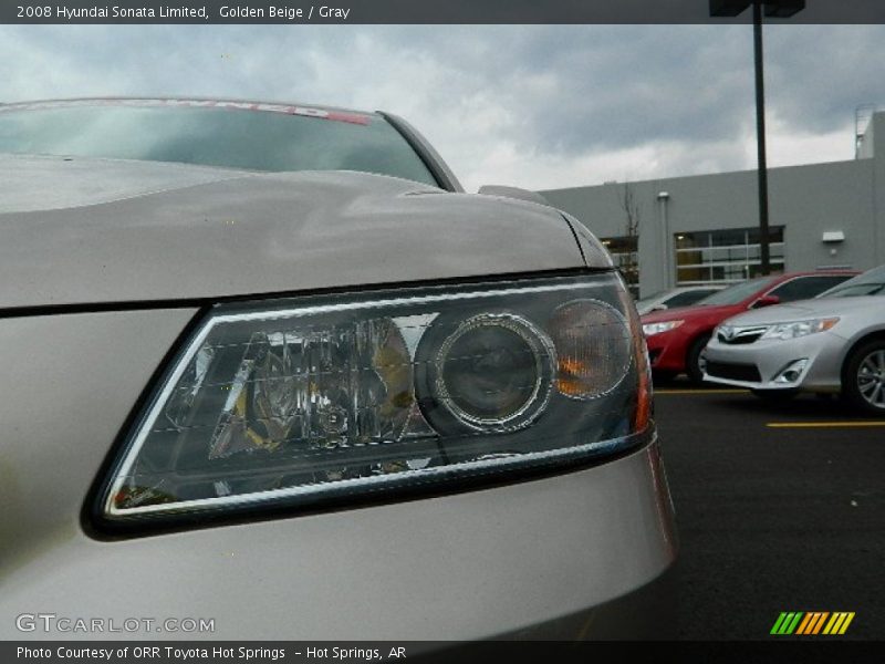 Golden Beige / Gray 2008 Hyundai Sonata Limited